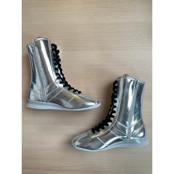 Pony KO-80 High Vintage Metallic Sneaker - Size US 9 W - NEW - Picture 2 of 8